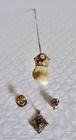 Order Of The Elks Tooth Stick Pin Lapel Pin Pendant Vintage Masonic Jewelry Lot