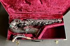 Buescher True Tone Alto Saxophone - Silver Plated  Late Model  All Snaps Present