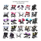 Universal Baby Stroller Rain Cover Waterproof Wind Shield For Swivel Wheels