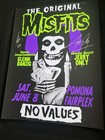 The Original Misfits No Values Festival Poster  signed   78 500 