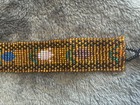 Vintage Hand Made Navajo Style Seed Glass Bead Bracelet  Native American Rare