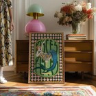 Pisces Zodiac Poster Unframed Vintage Mermaid Astrology Wall Art
