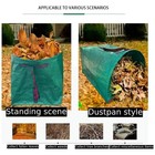 72 Gal Reusable Garden Waste Bags Yard Leaf Container Lawn Collector Heavy Duty