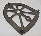 Sad Iron Antique Cast Iron Footed Trivet Unpolished 6 x4 