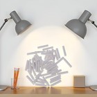 50pcs White Cylindrical Rubber Mechanical Pencil Eraser Refills  5 X 