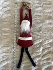 Woof   Poof  26  Santa Claus Green Present Door Hanger 2012