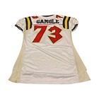 Jason Gamble Orlando Rage 2001 Game Used Away Jersey Size 56  2 Linemen Cut