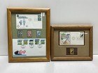 Lot Of 3 Framed Stamp Collections Usa  Golf  Cpa