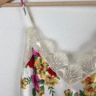 New Vtg Victoria s Secret Floral Satin Cami M 