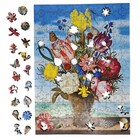 Wooden Jigsaw Puzzle For Adults By Foxsmartbox - 240 Pieces - Bouquet Of Flowers