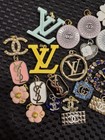 Lot Of 25 Zipper Pull Button Charms Combo
