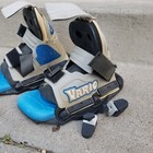 Factor Vario Blue Wrap Wakeboard Bindings M Medium