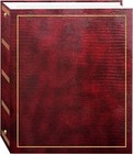 Magnetic Self-stick 3-ring Photo Album 100 Pages 50 Sheets  Burgundy Red