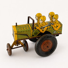 Vintage 1947 Marx Jumpin Jeep 22c Tin Litho Wind-up Military Toy Usa