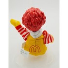 Vintage 2002 Mcdonalds Ronald Mcdonald Plush Doll Plastic Head Finger Puppet Toy