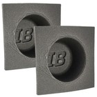 The Install Bay Ibbaf80 8 Inch Round Foam Car Audio Speaker Baffles  pair  8 
