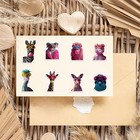 50pcs Cute Animal Stickers Pack For Water Bottle  Cartoon Gifts Bba 