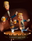 Blatz Beer Sign     dancing Guys   1950 
