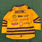 Vintage Msu Minnesota State Mavericks Hockey Jersey Lunch Bucket Gold Purple M