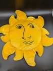 Vintage Celestial Moon   Sun Face Plush 19  Salamander Graphix Decor Pillow