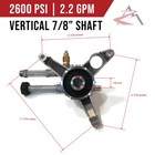 Annovi Reverberi 7 8  Vertical Shaft 2600 Psi Pressure Washer Pump Rqw22g26d-ez
