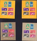 Togo 1961 Boy Scouts Daniel Beard 401-406 Souvenir Sheets Mnh Set
