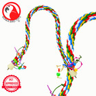 Bonka Bird Toys 1114 Huge Rope Charm Perch Cage Toy Amazon Macaw Eclectus Parrot