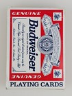 Budweiser Beer Bicycle Genuine Playing Cards Complete Deck 52   Jokers Made Usa