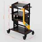 Autool Auto Mechanic Cart Car Detailing Cart Tool Trolly For Programmed Power Us