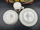 Vtg 1960s-70s Nabisco Barnum   s Animal Crackers Childs Dish Set 3 Pc  And Box