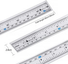 8 Pcs Self-adhesive Measuring Tape  36 Inch  90cm  Peel And Stick Ruler Tape  Le