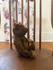 Small Vintage Dark Brown Jointed Teddy Bear Steiff Mohair