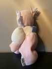 Vintage Eden Thermal Waffle Weave Cloth Girl Baby Doll Plush