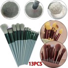 13pcs Makeup Brushes Powder Eyebrow Blush Foundation Powder Kit Set Travel Bag