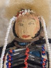 Vintage   Antique Native American Beaded Doll 7 Inches