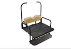 Ezgo Txt Rear Flip Seat Kit With Fold Down Pad  tan Cushions   1996-2024 