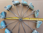 Vintage Copper Rustic Water Wheel Garden Decoration W pieces For Build
