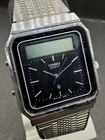 Vintage Casio At-552 Janus Touchscreen Calculator Ana-digi Watch For Parts