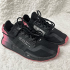 Adidas Nmd_r1 V2 Damian Lillard Dolla Black  pink Sneakers Size 6 Womens Youth