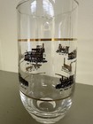 Train Graphics Barware Martini Pitcher Vintage