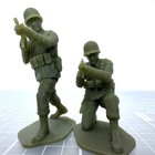 World War 2 American Toy Soldier Firing Thompson Military Resin 1 32 Ww2 Figures