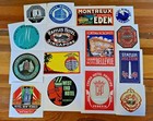 Vintage Style Travel Hotel Luggage Labels Set Of 15 Stickers Suitcase Scrapbook