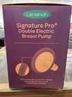 Lansinoh Signature Pro Double Electric Breast Pump - White purple