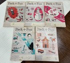 Vintage 1965 Pack-o-fun Scrap Craft Magazine Books - Lot Of 5