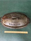 Rare Antique Griswold  3 Cast Iron Dutch Oven Oval Roaster 643 W  Original Lid