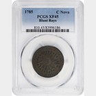 1785 Nova Constellatio Copper  blunt Rays  Pcgs Xf45  free Shipping   
