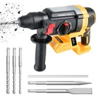 Cordless Sds Hammer Drill For Dewalt 20v Max Battery  Brushless Rotary Hammer Dr