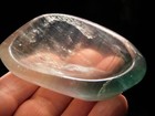 Translucent  Crystal Ring Dish Carved And Polished Solid Fluorite 103gr