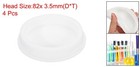 4pcs Silicone Hole Plug 76 3mm White High Temp T Type Rubber Stoppers