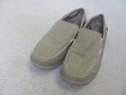 Crocs Walu Men s Brown Canvas Lightweight Pull-on Casual Shoes Size 11
